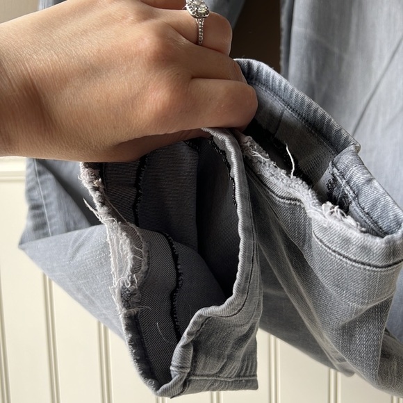 JOE’S JEANS Grey The Brixton Straight + Narrow Faded Jeans Size 36 - Picture 4 of 15